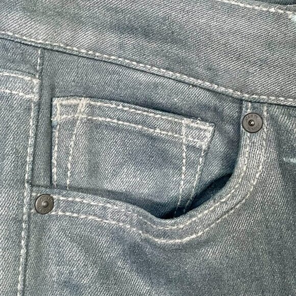 Joe’s Jeans Coated Black Skinny Crop Ankle Stretch Mid-Rise Jeans 26 - Picture 7 of 13